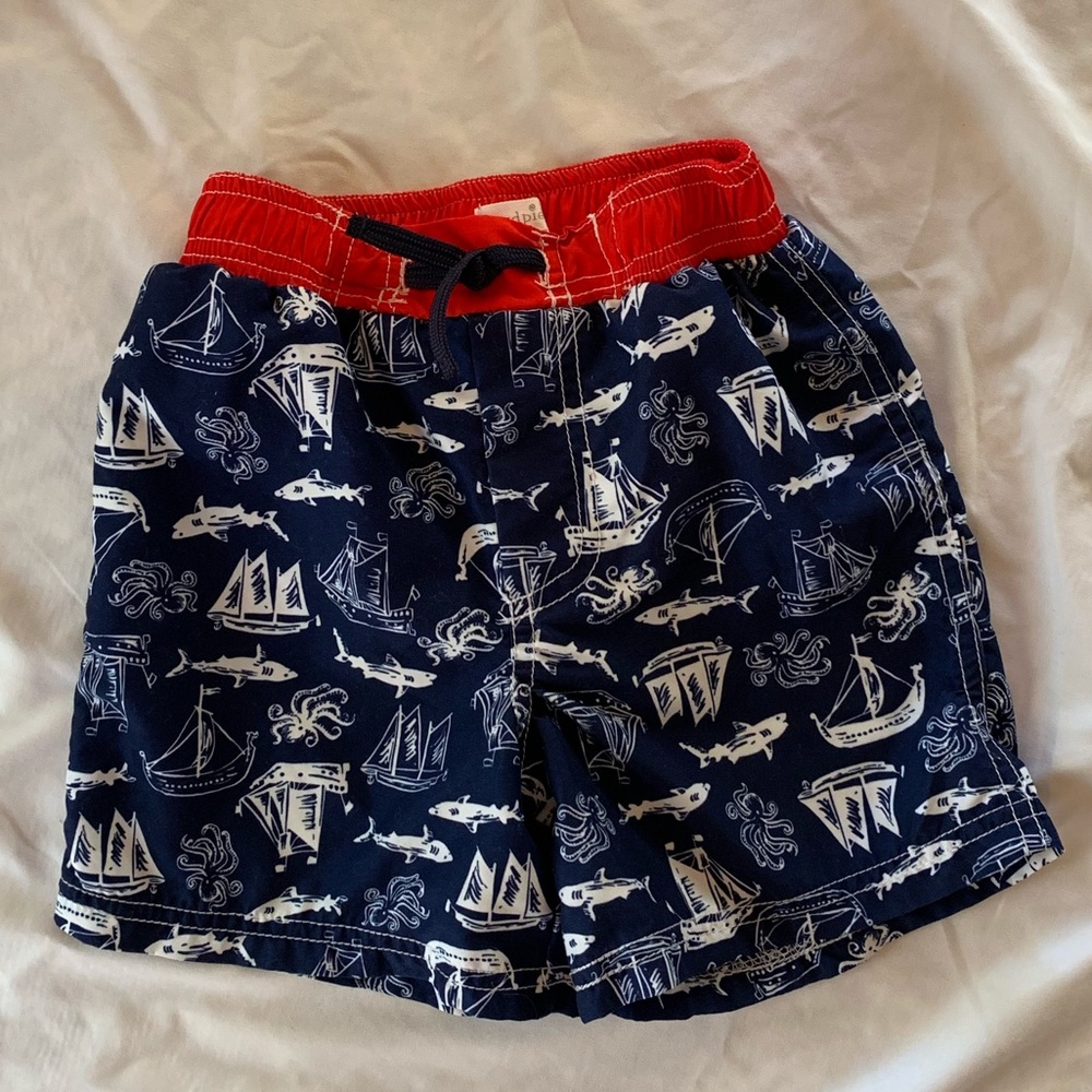 Mud Pie Nautical Boys Trunks